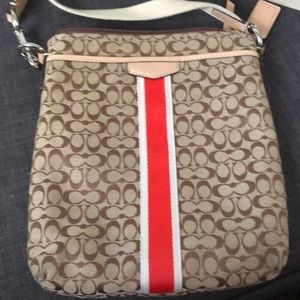 Coach cloth crossbody bag